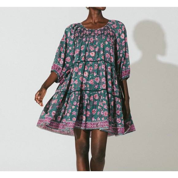 NEW CLEOBELLA jessa mini dress in jade floral